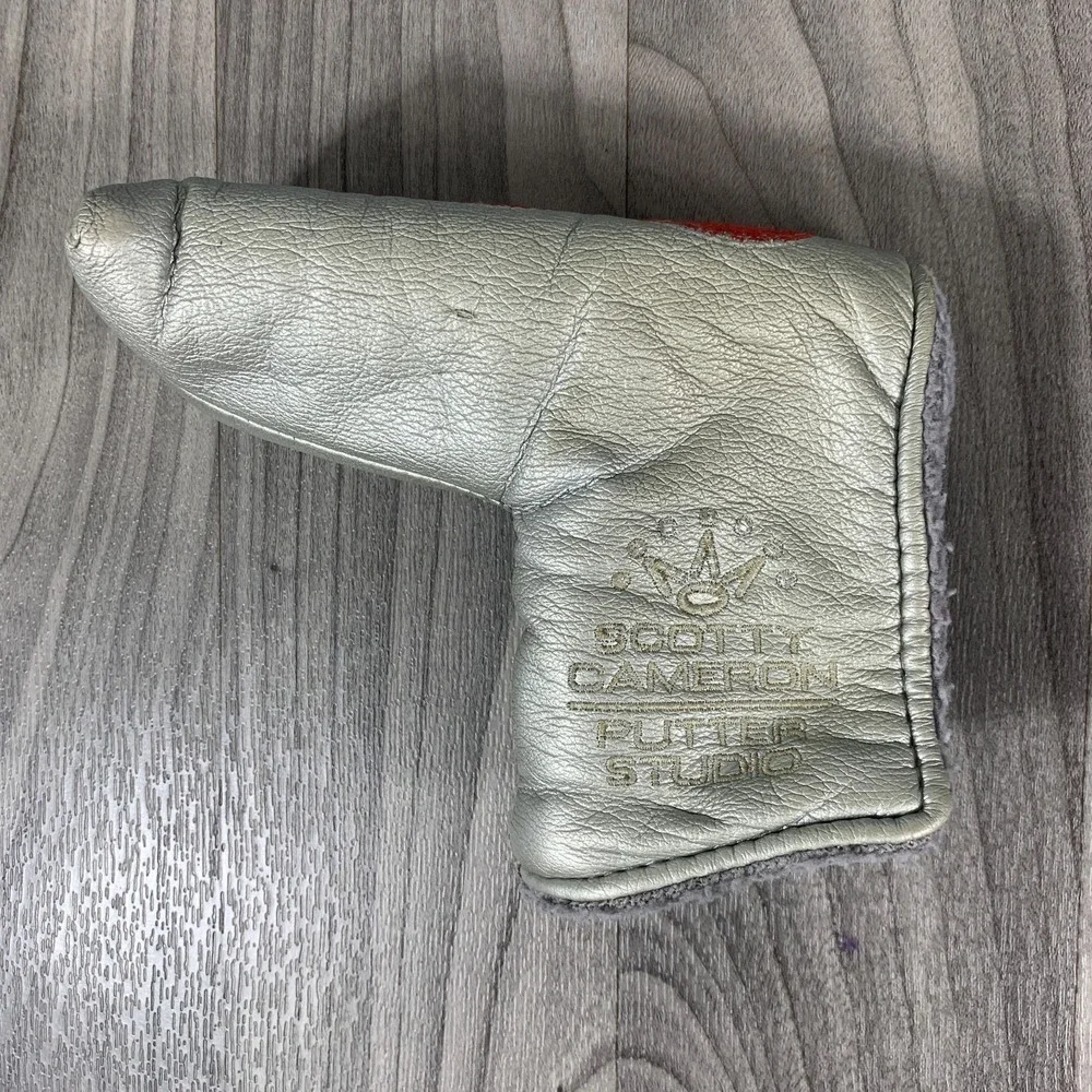 Scotty Cameron Titleist Putter Studio Headcover Silver Red Dots Blade